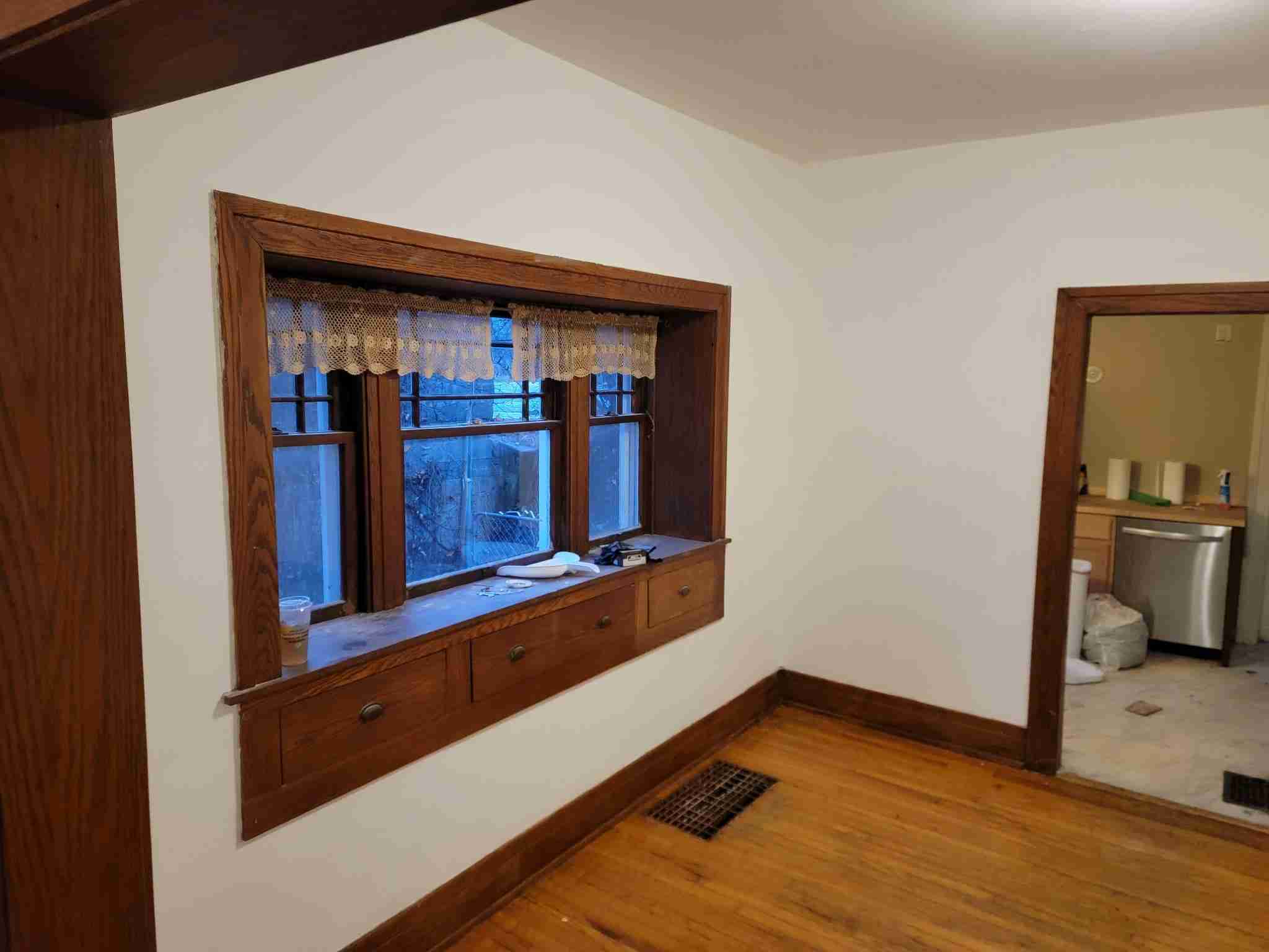 Keeping woodwork clean